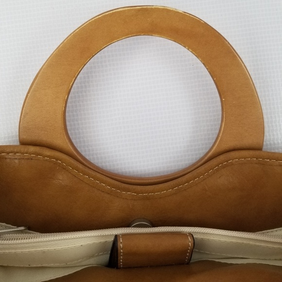 Relic Boho Floral Embroidered Handbag with Wooden Handles - Picture 6 of 6